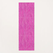 ピンク色の雨(縦ストライプの) ヨガマット (正面)