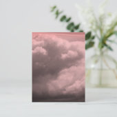 ピンク色の雲 ポストカード (スタンド正面)