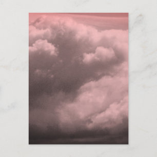 ピンク色の雲 ポストカード