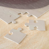 ピンク色の霜の付いたドーナツとコーヒー ジグソーパズル (側面)