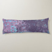 ピンク色の青と紫 ボディピロー (裏面)