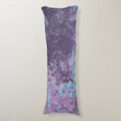 ピンク色の青と紫 ボディピロー (正面縦)