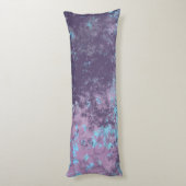 ピンク色の青と紫 ボディピロー (裏面 (縦))