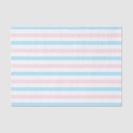 ピンク色の青ストライプ色の性別の表示 薄葉紙