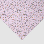 ピンク色の顕微鏡動物 薄葉紙 (詳細)