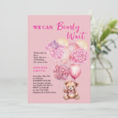 ピンク色の風船あじさいが待てる 招待状 (スタンド正面)