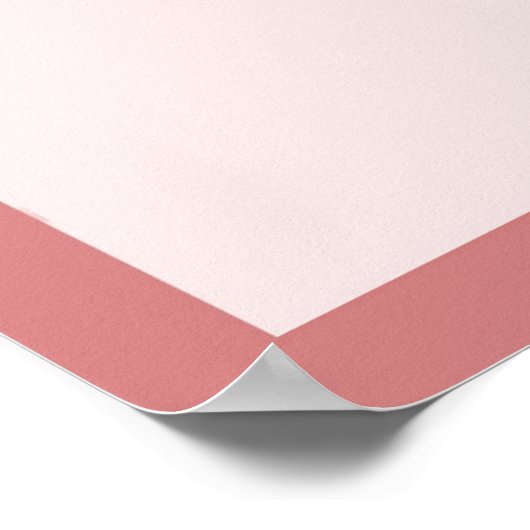 ピンク色の馬 ポスター (角)