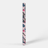 ピンク色の鳥と花 SAMSUNG GALAXYケース (右側面)