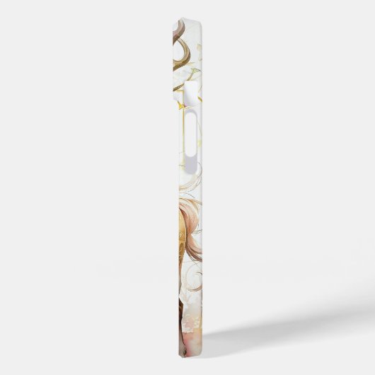 ピンク色の鹿 Case-Mate iPhoneケース (裏面 / 左)