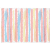 ピンク色の黄色い水ストライプ色の60インチx 84インチ テーブルクロス (正面(横))