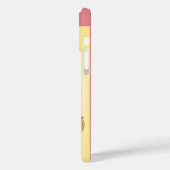 ピンク色の黄色の花を持つ月の女性 Case-Mate iPhoneケース (裏面 / 左)