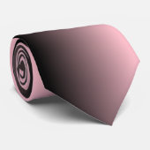 ピンク色の黒グラデーション背景 ネクタイ (ロール)