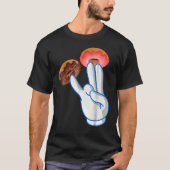 ピンク色の2は大人のユーモアピンクおもしろいの1 Tシャツ (正面)