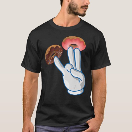 ピンク色の2は汚れたユーモアのTのクラシック1 Tシャツ (正面)