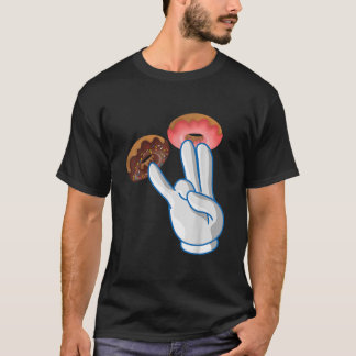 ピンク色の2 Diの1 Tシャツ