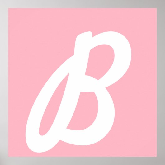 ピンク色のB ポスター (正面)