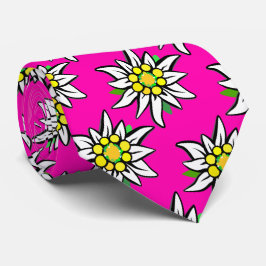 ピンク色のEdelweibs、バイエルファン向け ネクタイ