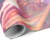 ピンク色オパール光沢テクスチャ ラッピングペーパー (ロールコーナー)