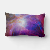 ピンク色オリオン星雲 ランバークッション (裏面)