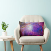 ピンク色オリオン星雲 ランバークッション (椅子)