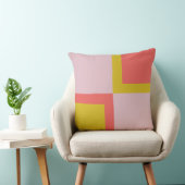 ピンク色オレンジ色 クッション (椅子)