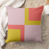 ピンク色オレンジ色 クッション (ブランケット)