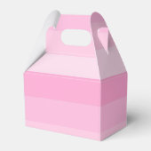 ピンク色ストライプ色 フェイバーボックス (正面サイド)
