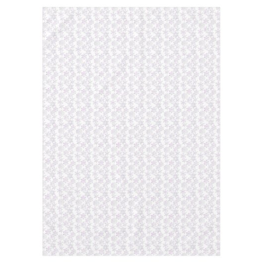 ピンク色ティントクリスマススノーフレークのテーブルクロス テーブルクロス (正面)