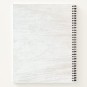 ピンク色フラミンゴスパイラルノート ノートブック (裏面)