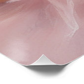 ピンク色彩の鮮やかのバレリーナ ポスター (コーナー)