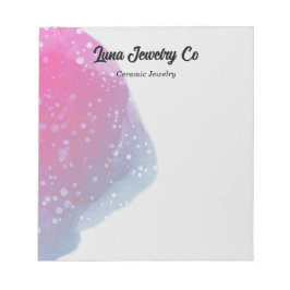 ピンク色彩の鮮やかレインボービジネス ノートパッド