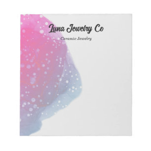 ピンク色彩の鮮やかレインボービジネス ノートパッド