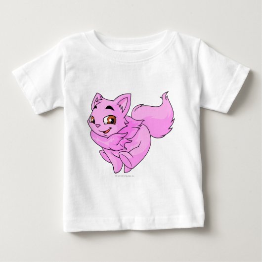 ピンク色 ベビーTシャツ (正面)
