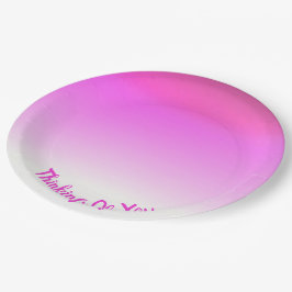 ピンク色 ペーパープレート