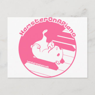 ピンク色 ポストカード