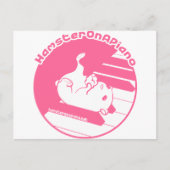 ピンク色 ポストカード (正面)