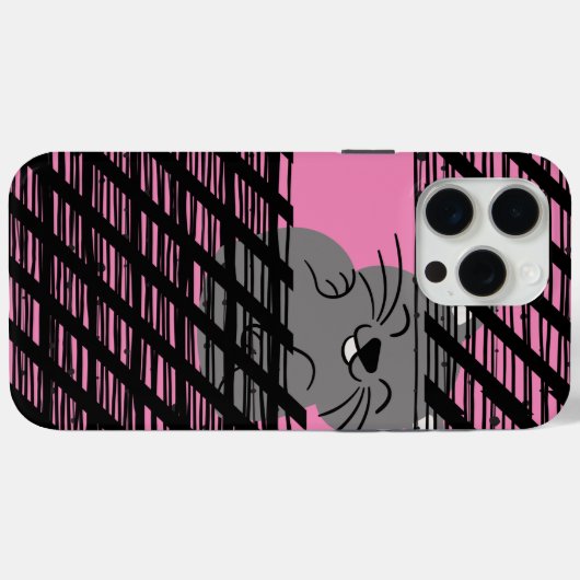 ピンク色 Case-Mate iPhoneケース (裏面 (横))