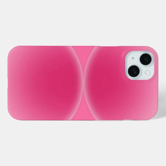 ピンク色 Case-Mate iPhoneケース (裏面 (横))