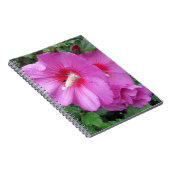 ピンク花の写真 ノートブック (右側)