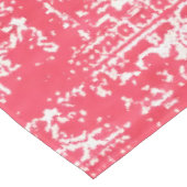 ピンク花びらオンキリム テーブルクロス (アングル)