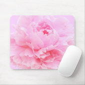 ピンク花びらママット マウスパッド (マウス)