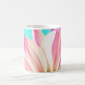 ピンク花びら コーヒーマグカップ (中央)