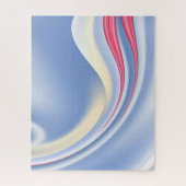 ピンク花びら ジグソーパズル (縦)