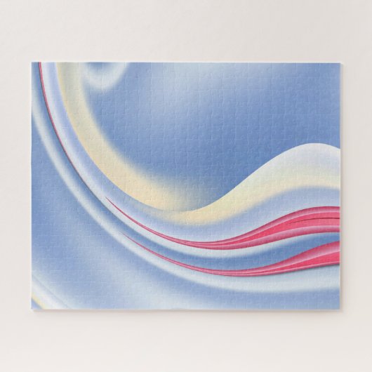 ピンク花びら ジグソーパズル (横)