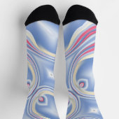 ピンク花びら ソックス (上部)