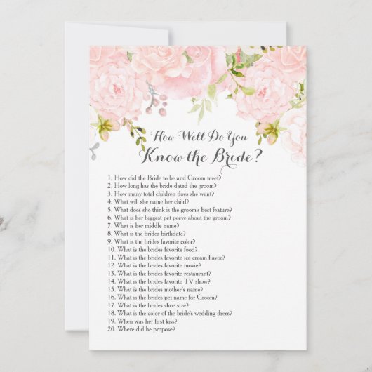 ピンク花嫁のことをどれくらい知ってる？ (正面)