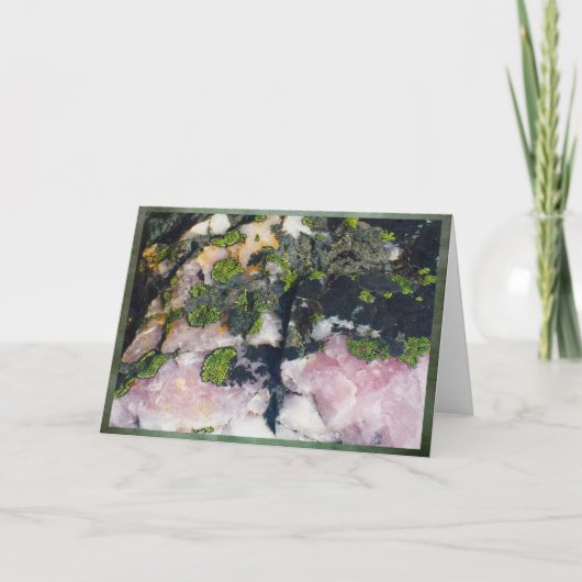 ピンク花崗岩 カード (正面)