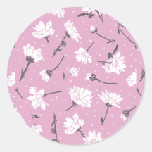 ピンク花柄デザインエレガント – フラワーアート