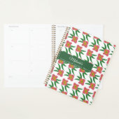 ピンク花模様先生スクールホームスクールプランナー プランナー手帳 (ディスプレー)