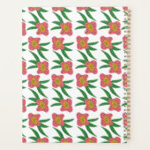 ピンク花模様先生スクールホームスクールプランナー プランナー手帳 (裏面)